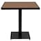 Flash Furniture Outdoor Faux Teak Dining Table with Poly Slats XU-DG-HW1045-GG - alternate 6